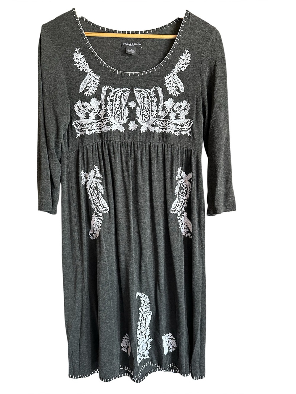 Chelsea and Theodore Embroidered Dress